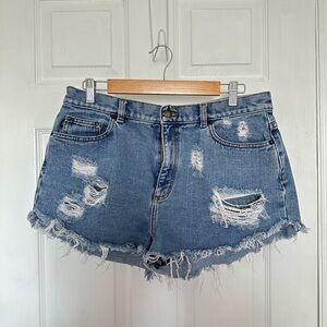 Ralph Lauren Distressed Jean Shorts
